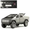 1/24 Scale Pickup Truck Tesla Cyber Truck Diecast Metal Model Car with Sound and Light,Pull Back,Suitable for Children
