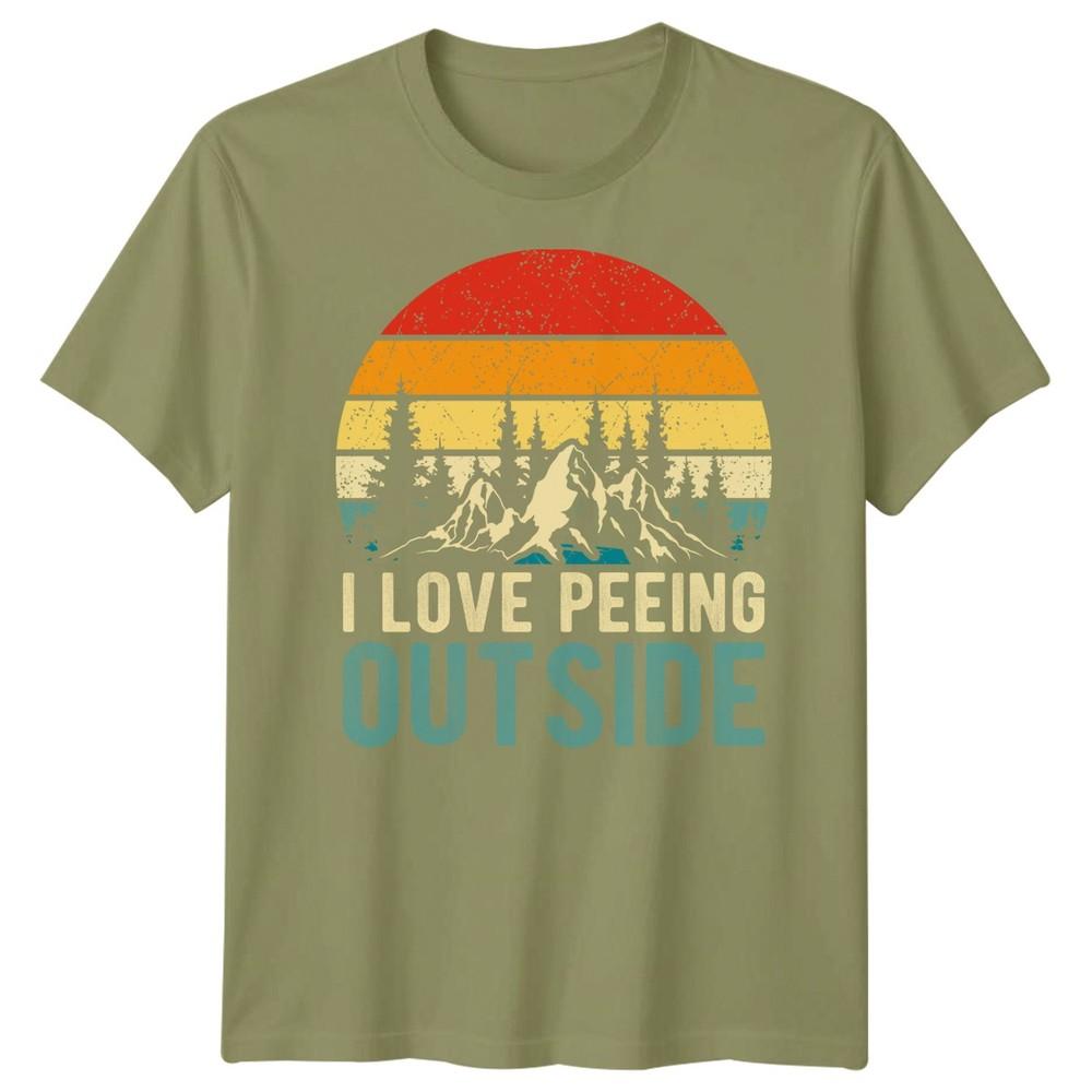 Camping I Love Peeing Outside TShirt Funny Hiking Outdoors Gift Unisex Unisex Tee