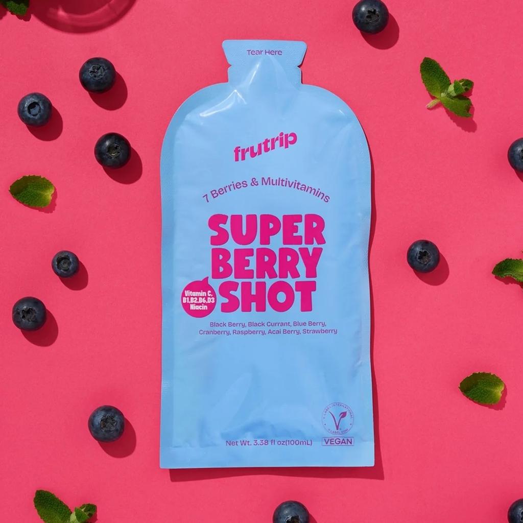 Frutrip Веганский Шот #Мультивитамины Супер Ягоды 100мл 3 шт.