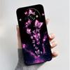 Phone Case For Oukitel C59 Pro Casing Luxury Fashion Butterfly Flower Cellphone Cases Black Jelly Soft Slim Silicone Back Cover