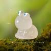 5Pcs Frog Ornaments Vivid Image  Resin Miniature Landscape Ornament Colorful Glow-in-the-Dark Frog Home Supplies