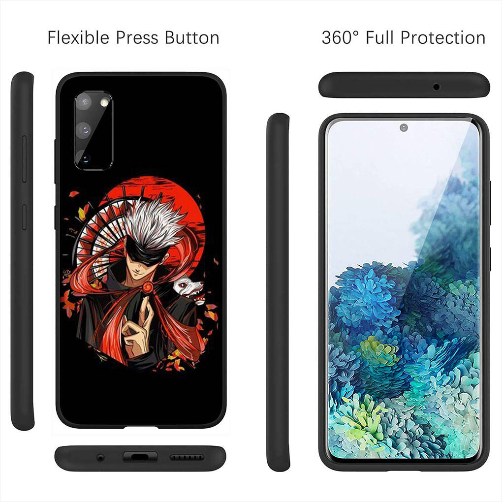 Для iPhone 16 15 Xiaomi Redmi Note 14 13 12 11 Pro Max X 8 16e Samsung Galaxy S25 S24 S23 Moto OPPO Huawei Jujutsu Gojo Satoru Kaisen Cool Phone Case