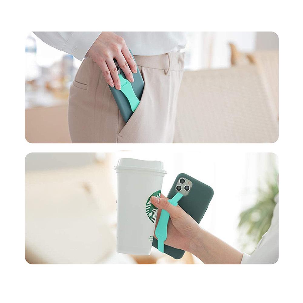 Портативный шнурок для мобильного телефона с защитой от падения, креативным ремешком на запястье и пряжкой-кольцом