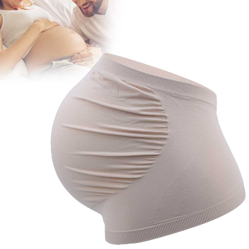 Maternity Belt Breathable Abdominal Pregnancy Support Belt Soft Maternity Belly BraceSkin Color L