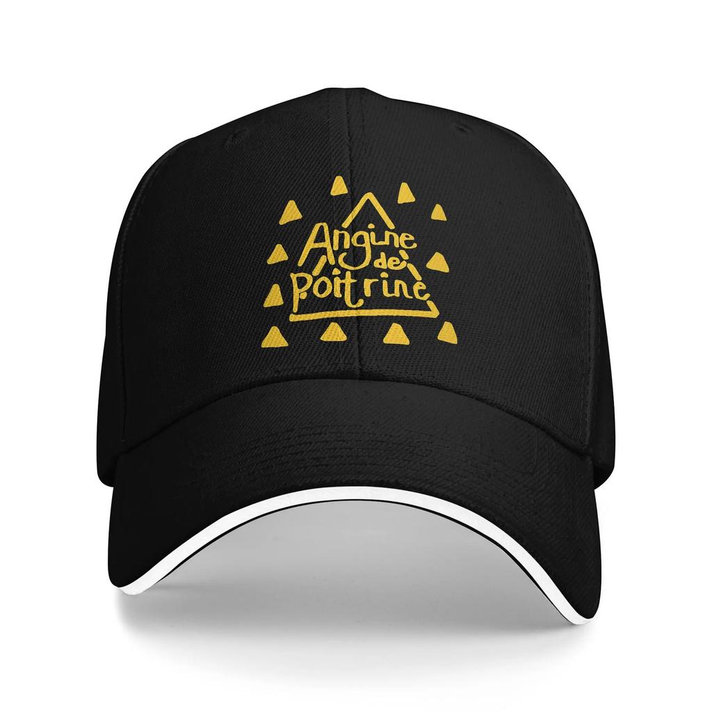 Angine De Poitrine Baseball Cap Retro Sherpa Unisextra Sandwich Hat Unisex Style Adjustable Hats Cap Workouts