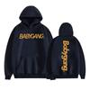 Худи с принтом логотипа альбома рэпера Baby Gang Мужские Женские Повседневные Уютные Оверсайз Худи Харадзюку Панк Хип-Хоп Свитшоты Уличная Одежда