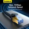 Baseus 8m Cat.7 Ethernet Cable, 10Gbps, Braided Black, High-Performance RJ45 Network Cord