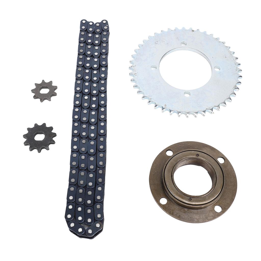 T8F Front and Rear Sprocket Chain Kit with 116 Links Chain 10mm 10TH 44T Rear Chain Sprocket Toothle