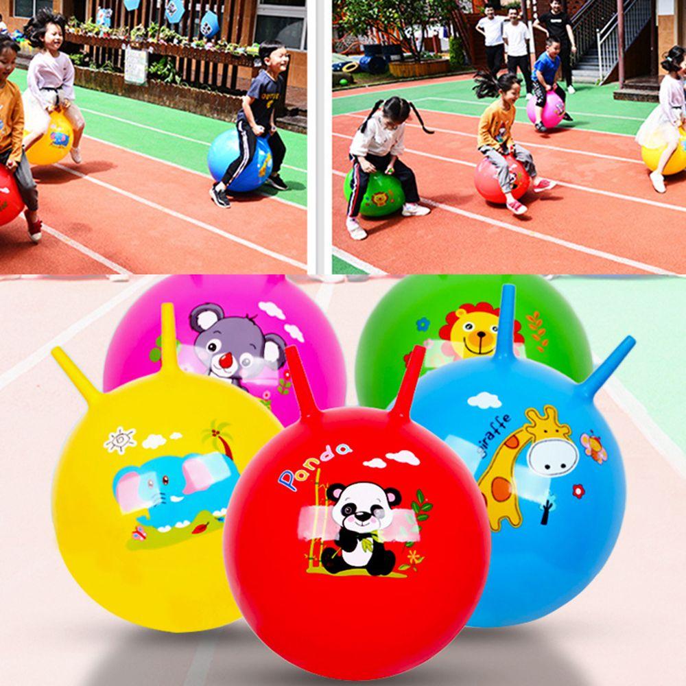 Children Kindergarten Outdoor Sports Inflatable Toys Kids Space Hopper Bouncing Balls Hop Ball