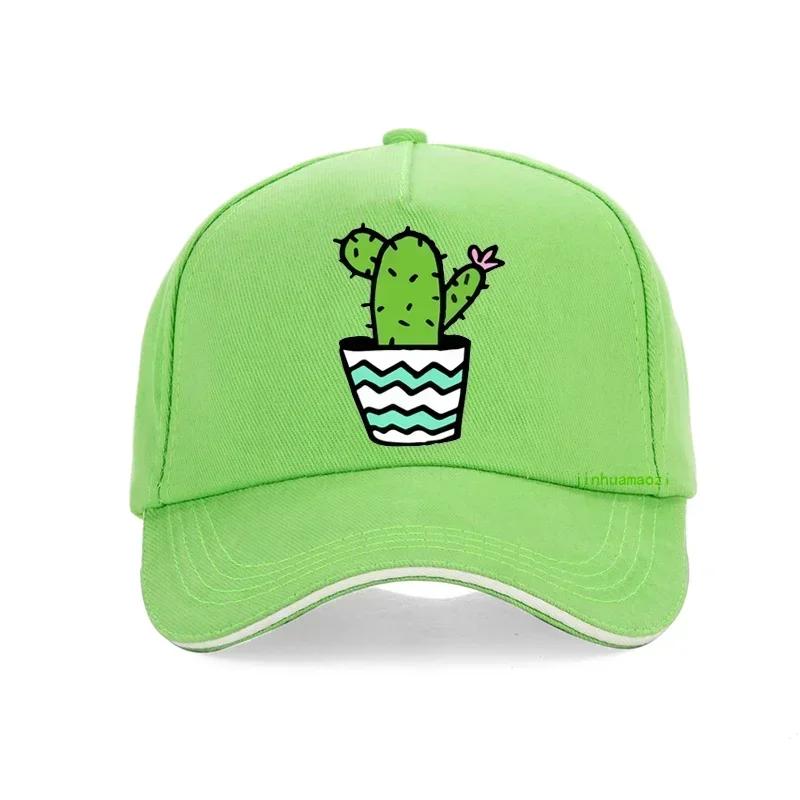 Cartoon eleUnisexts CACTUS Print Baseball Cap Lovely Girl Sun Hat Fashion Summer Unisex woUnisex Snapback Hats