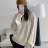 Elegant Women's Basic Round Neck Ribbed Base Sweater A Bright Color Simple and Fashionable All-Match Knitwear for Autumn and Winter Cozy To Wear
