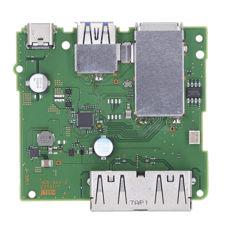 HDMI Charging Board Docking Station Main Board Circuit Board Exchange with Screwdriver Game Console Dock Mainboard for Circuit Boards