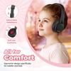 These headphones feature soft ear cushions for a comfortable fit and deliver clear, rich sound.