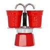 Mini Express Moka Pot 2 Cups Red
