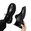 Breathable waterproof black leather shoes chef shoes men's versatile thickness board shoes work shoes spring men's shoes new
