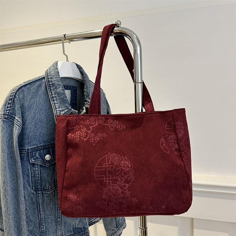 Вместительные сумки через плечо с цветочным принтом для женщин, повседневная холщовая сумка, универсальные женские сумки для покупок, новые модные сумки