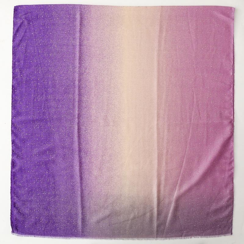 180*88cm Gradient Color Gold Foil Wrap Scarfs for Women Fashion Hijab Shimmer Sparkle Womens Scarves Bling Bling Shawls Cotton Feeling Shawl Scarf