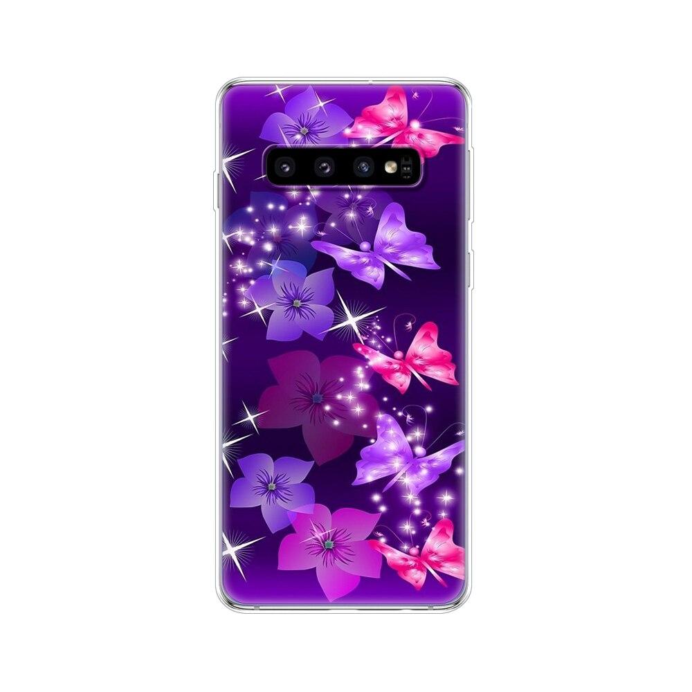 Чехол для Samsung Galaxy S10 S10Plus, силиконовый чехол из ТПУ для телефона S10 E, чехол для Samsung S10 Plus G975F S 10 SM-G973F, прозрачный