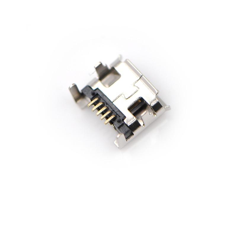 10 шт. Micro USB Type B гнездо 5-контактный DIP разъем порт для зарядки