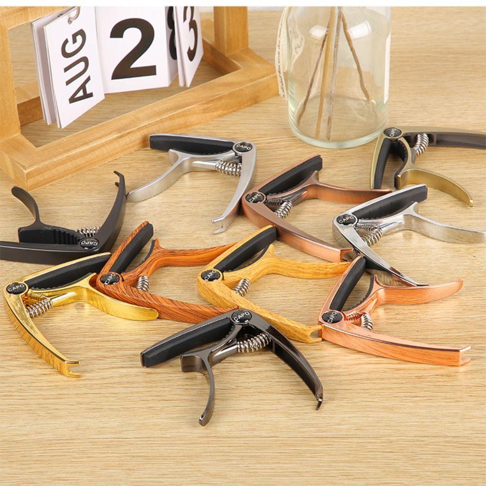 Accessories Electric Guitar Tuning Clamp Guitar Tuner Key Trigger Capo Guitar Capo Guitar Clamp