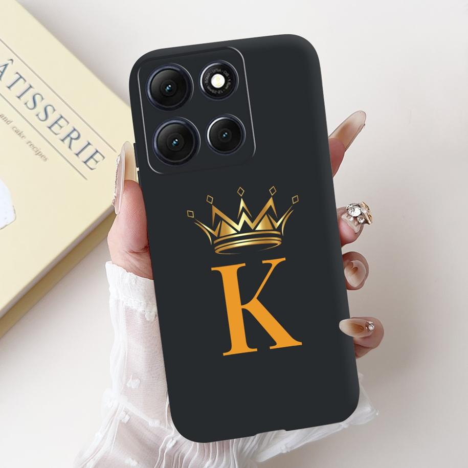 Для Motorola Moto G86 Чехол-аккумулятор Милые Счастливые Буквы Корона Цветок Мягкий Силиконовый Задний Чехол Для Moto G56 G86 5G G86Power Защитный