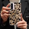 Роскошный чехол для телефона с леопардовым фиолетовым узором для Samsung Galaxy A16 A55 A07 A17 A56 A36 A26 A53 A06 A14 A24 A34 A54 A15 A12