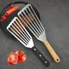 1 шт. Пищевая нержавеющая сталь Лопатка с прорезями Лопатка для рыбы Многоцелевая нержавеющая сталь Кухонные принадлежности для дома