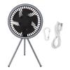 Tripod Camping Fan LED 10000mAh Rechargeable Fan Outdoor Portable Fan for Barbecue Fishing Car