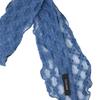 KOOKEESEE Сетчатый кружевной шарф (синий)
