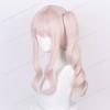 Akiyama Mizuki Synthetic Hair Cosplay Wig 45cm Light Pink Women Heat Resistant Hair High Quality Wigs