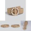 Bohemia Fashion Waist Belt With Handwoven Nylon And Shell Accents For Summer Fashion