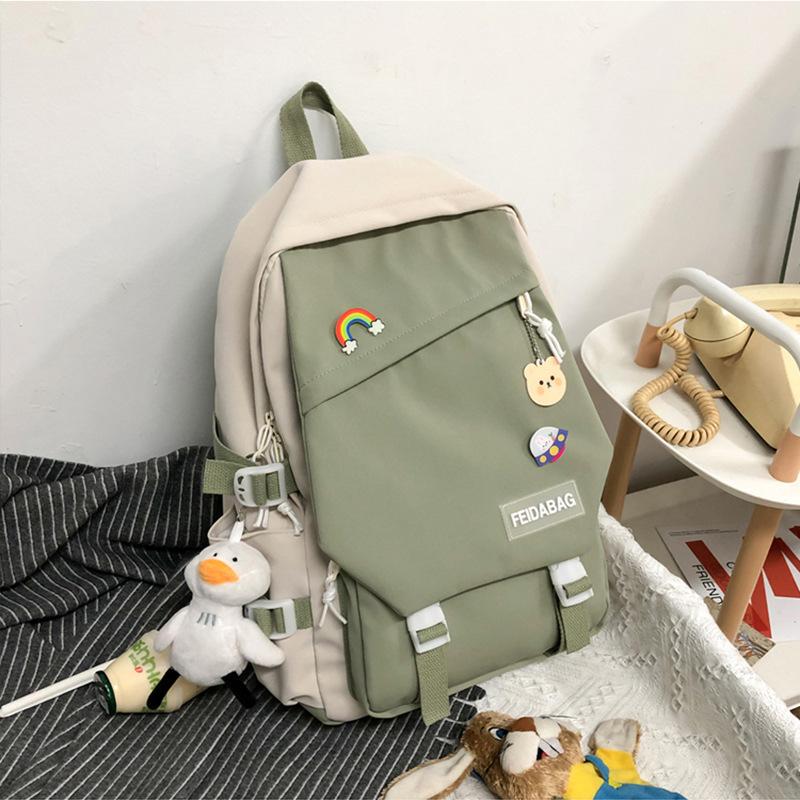 Новый стиль рюкзака для девочек, учеников младших классов, студентов колледжей, старшеклассников, рюкзаки большой вместимости