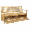 Maison Exclusive - Banc de rangement 2 -Seater 148 x 63 x 84 cm Acacia massif