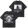 Singer Rosala LUX Musical Notes Graphic Tees Unisex Women Fashion Tshirt  Loose Casual Aesthetics Washed Tshirts Streetwear