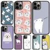 Мультяшный Самоедский пес Чехол для телефона Для iPhone 17 Air 15 16e 14 13 Pro Max Coque 12 11 Pro Max PLUS чехол