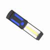 3W Rechargeable COB LED Flashlight Camping Emergency Work Light with Magnetic Stand Red