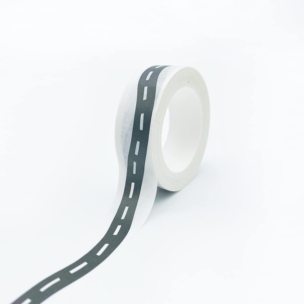 YUBX Набор маскировочной ленты из васи и железнодорожной экстра для DIY Детский подарок и украшения для подарков x Лента, 4, Лента, Дорога, Полоса, Дизайны, Длинная, Поделки, Игрушки, Дневники,
