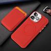 2 In 1 Detachable Cards Solt Walet Leather Case For iPhone 16 15 Plus14 13 12 11 Pro Max For Magsafe Wireless Charging Skin Cover
