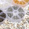 690pcs/box Metal Open Jump Rings Kits Double Loops Split Rings Connectors For Jewelry Making Findings DIY Bracelet Accessories