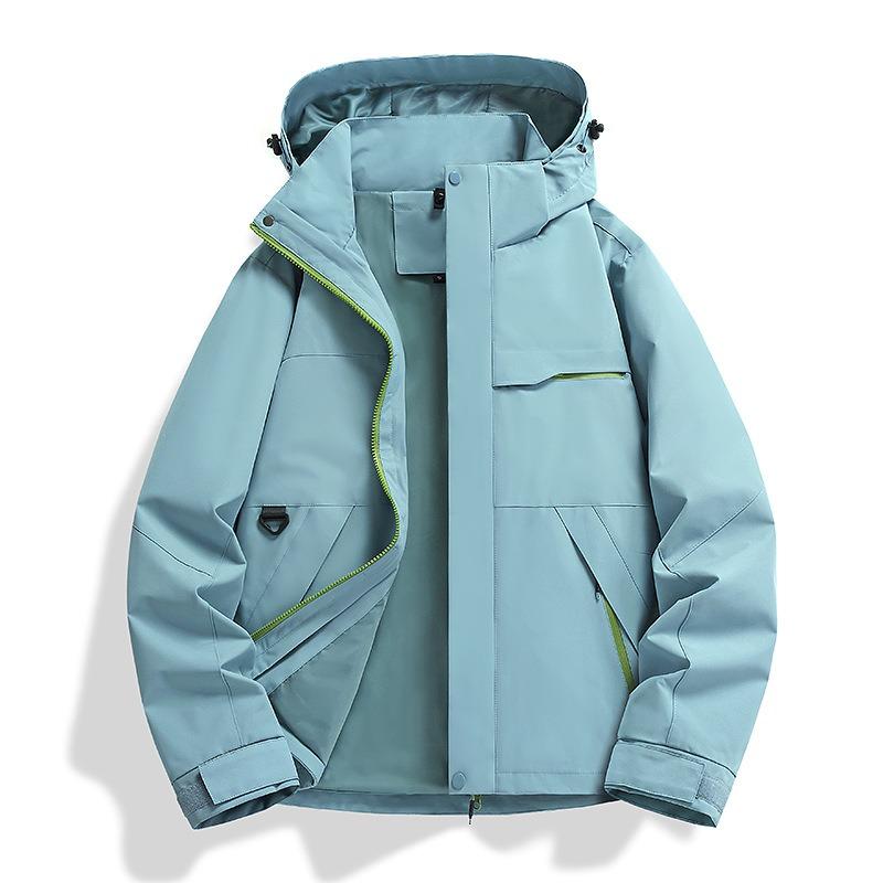 Женская куртка для активного отдыха, костюм для хайкинга, флисовая подкладка, ветрозащитная и водонепроницаемая куртка три-в-одном, мужская, на заказ