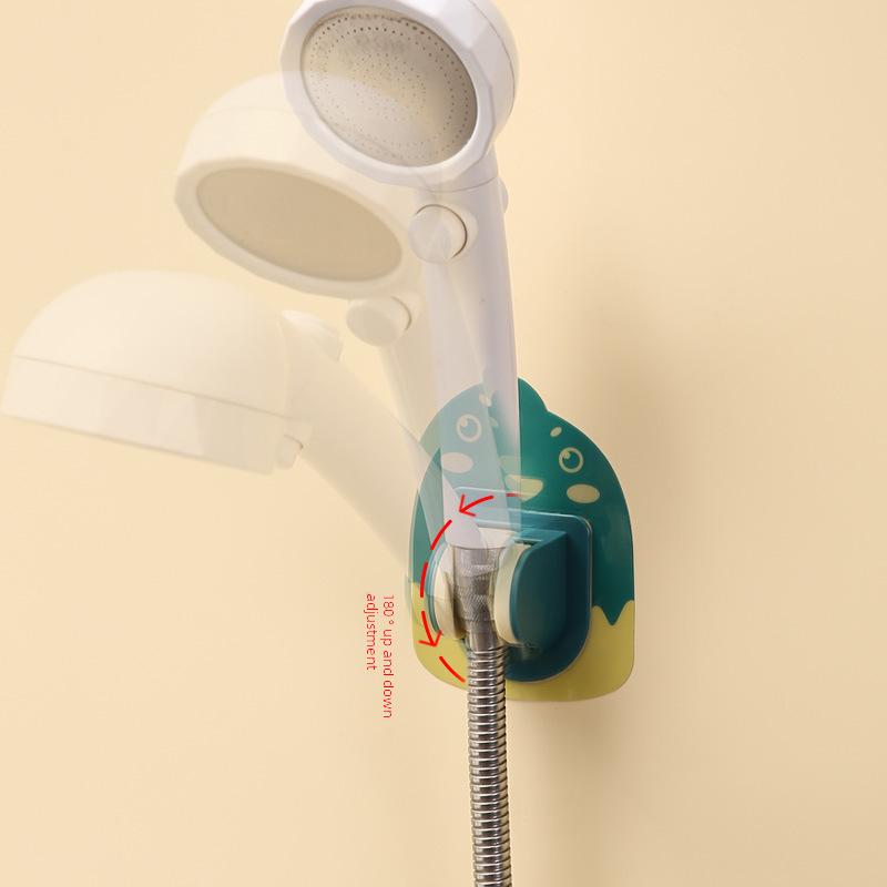 Держатель для душевой лейки, настенный кронштейн для душевой лейки без перфорации, силиконовая присоска, не требуется сверлить для мрамора, стекла, керамики