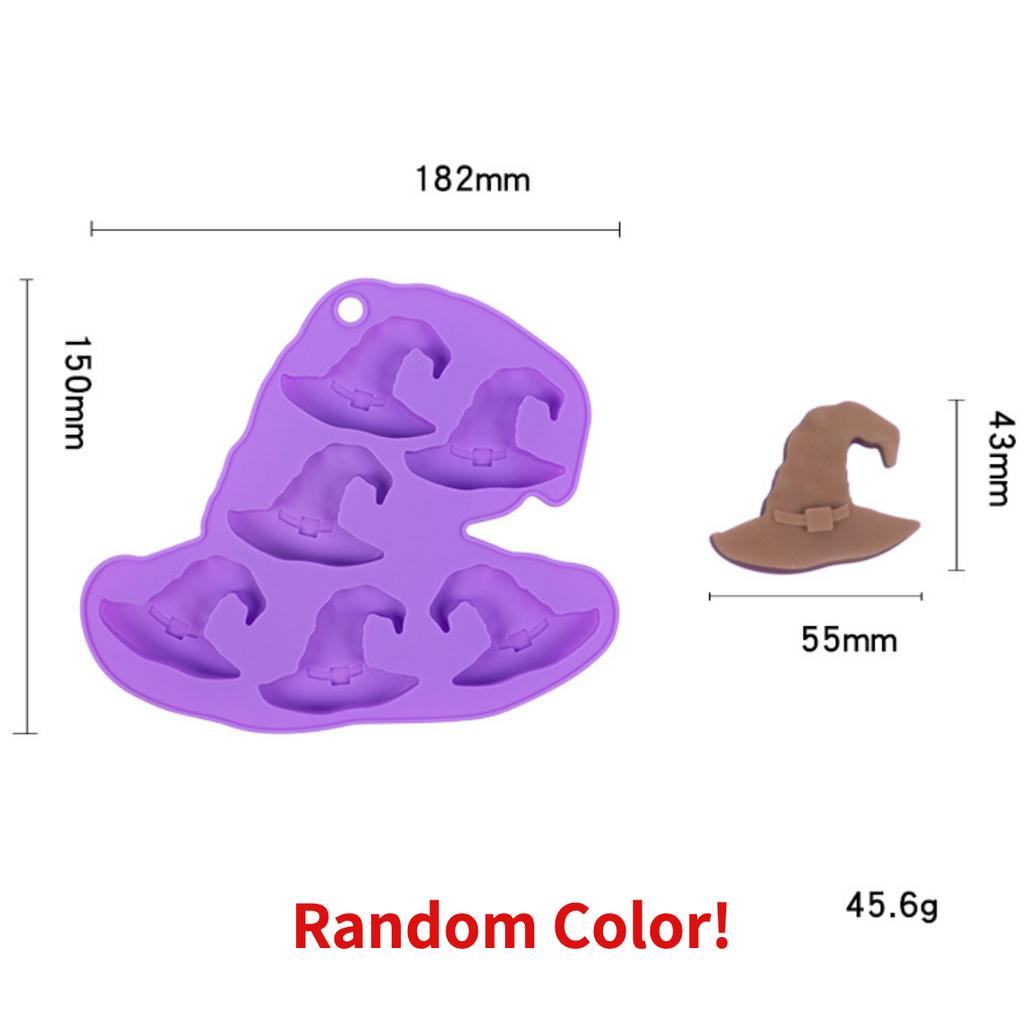 Творческий Летучая мышь Паук Шоколад Силиконовая форма Привидение Конфеты Печенье Ледяной декор для вечеринки на Хэллоуин Фестиваль Мыло Свечи Подарки