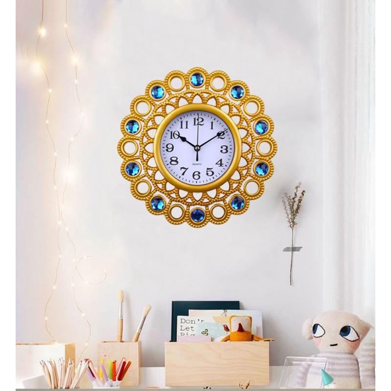 Декоративные настенные часы для коридора, прохода, вертикальная версия, современные простые фарфоровые часы, инкрустированные бриллиантовым хрусталем, фарфоровые часы, инкрустированные бриллиантами