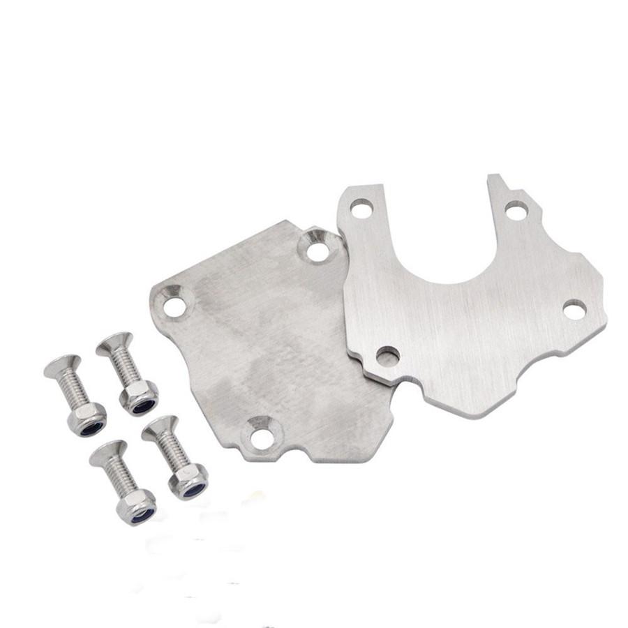 Universal Stainless Steel Side Kickstand Stand Extension Plate Motorcycle