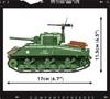 COBI COH SHERMAN M4 A1 3044