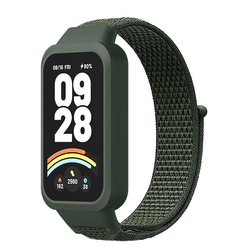 Нейлоновый ремешок-петля Для Для Xiaomi Band 9 Active/Redmi Band 3 Умные часы Спортивный мягкий браслет на запястье Для Для Xiaomi Band 9 Active
