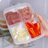 Food Fruit Storage Box Kitchen Refrigerator Freezer Organizer Meat Onion Ginger Compartment Storage Box Fresh Containers