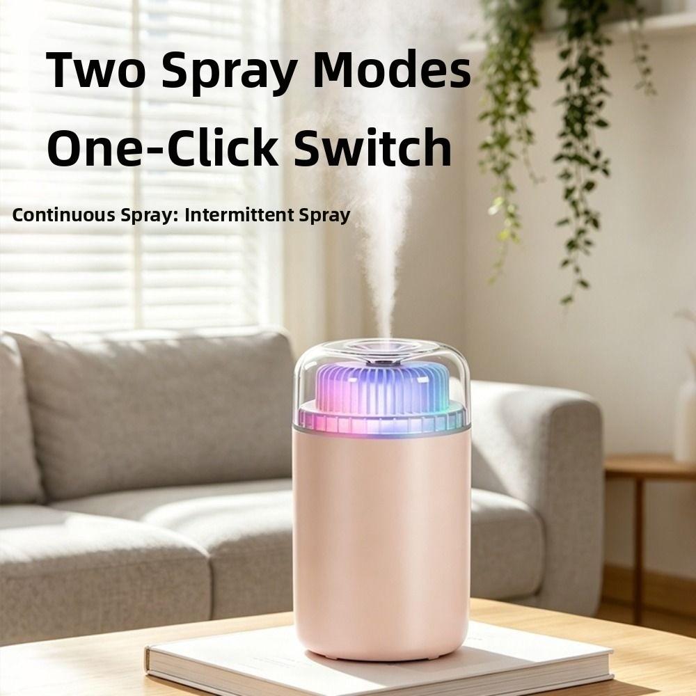 Colorful Light Car Aroma Purifier Ultrasonic Spray Essential Oil Diffuser  Home Use