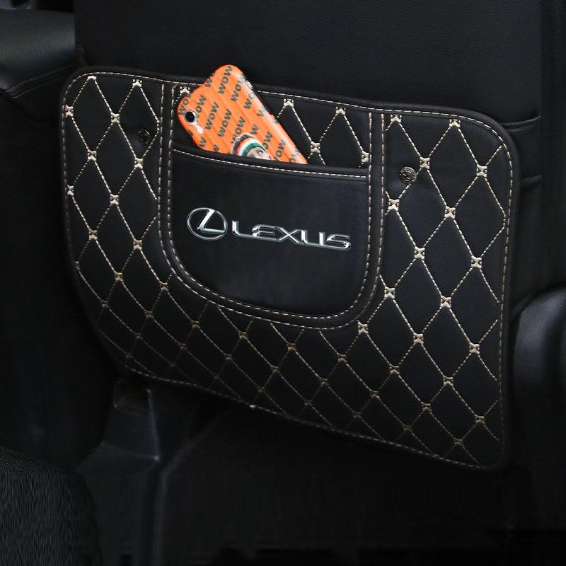 MJCFB1 1Pcs Car Seat Backrest Protection Anti-kick Mat For Lexus F SPORT GX460 Ct200h IS250 ES 220D IS200 Fsport GS GX IS LS LX NX RX
