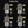 1 шт. 1156 BA15S P21W LED BAU15S PY21W BAY15D Светодиодная лампа 1157 P21/5W R5W T20 LED 7440 7443 W21W Светодиодная автомобильная лампа указателя поворота заднего хода 12 В